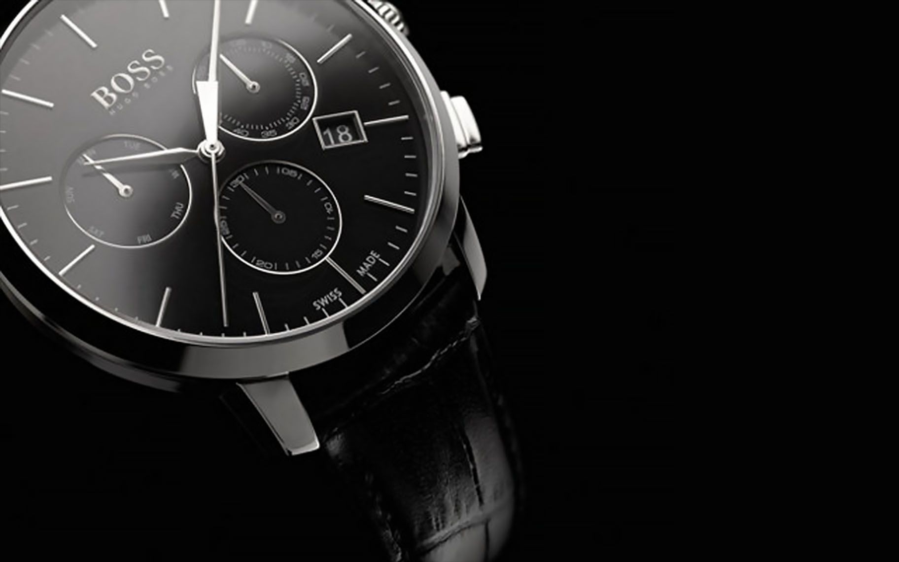 Hugo Boss Signature Timepiece.;klasyka wychodzi z cienia
