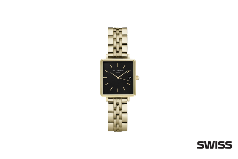 zegarek damski ze złotą bransoletą rosefield 