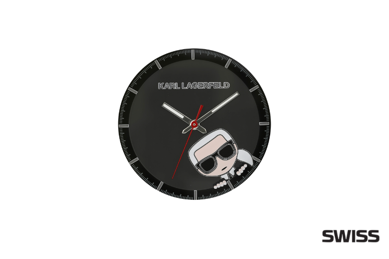 tarcza w zegarku Karl Lagerfeld